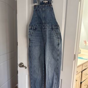 Madewell Blue Denim Overalls
